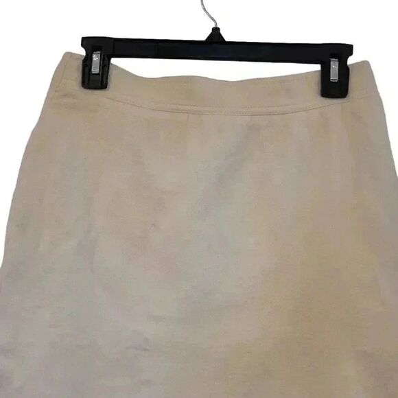 Louis Feraud Vintage Cabale Cachet Desert Springs Women's Ivory Wool Lined Penci - Picture 2 of 15